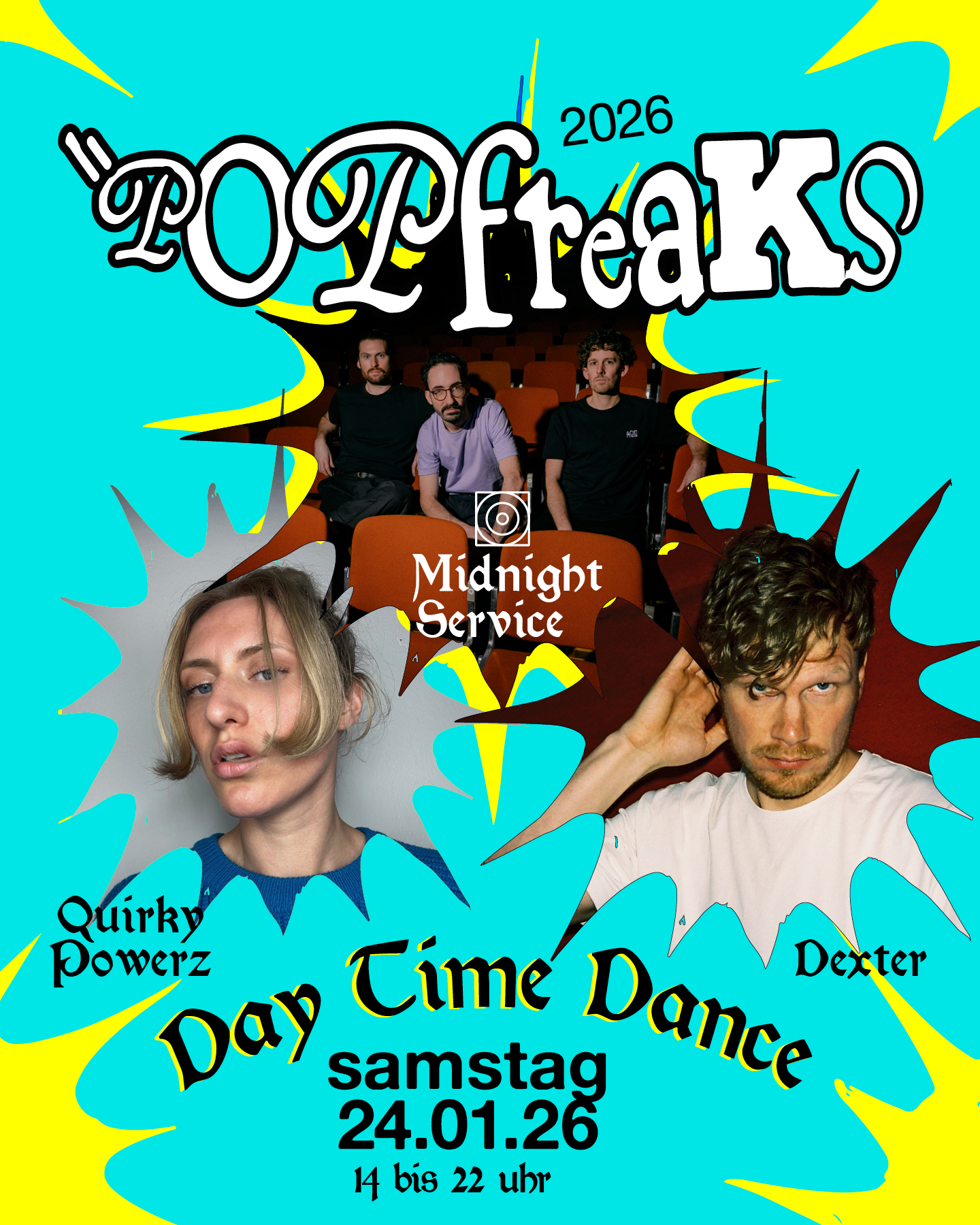 Veranstaltungsbild für POP FREAKS X Midnight Service